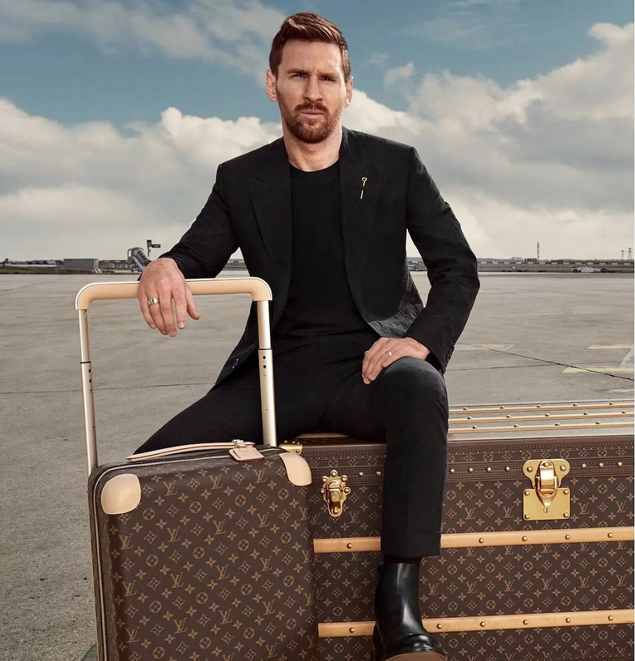 En fotos: Lionel Messi modeló para la marca Louis Vuitton y causó ...